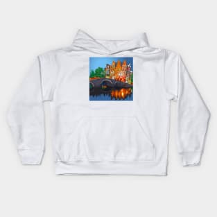 Colorful wonderful Amsterdam Kids Hoodie